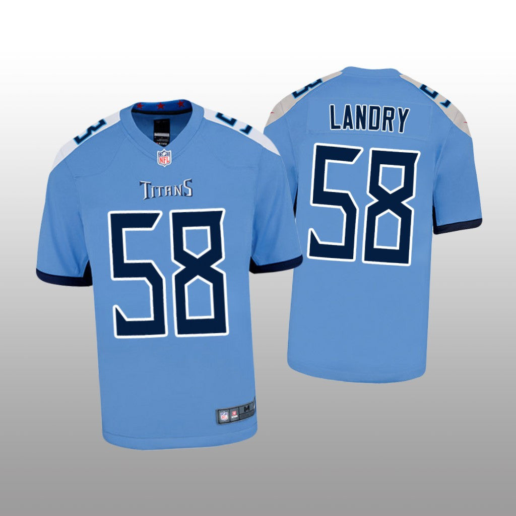 Tennessee Titans Harold Landry Light Blue Jersey Game Youth