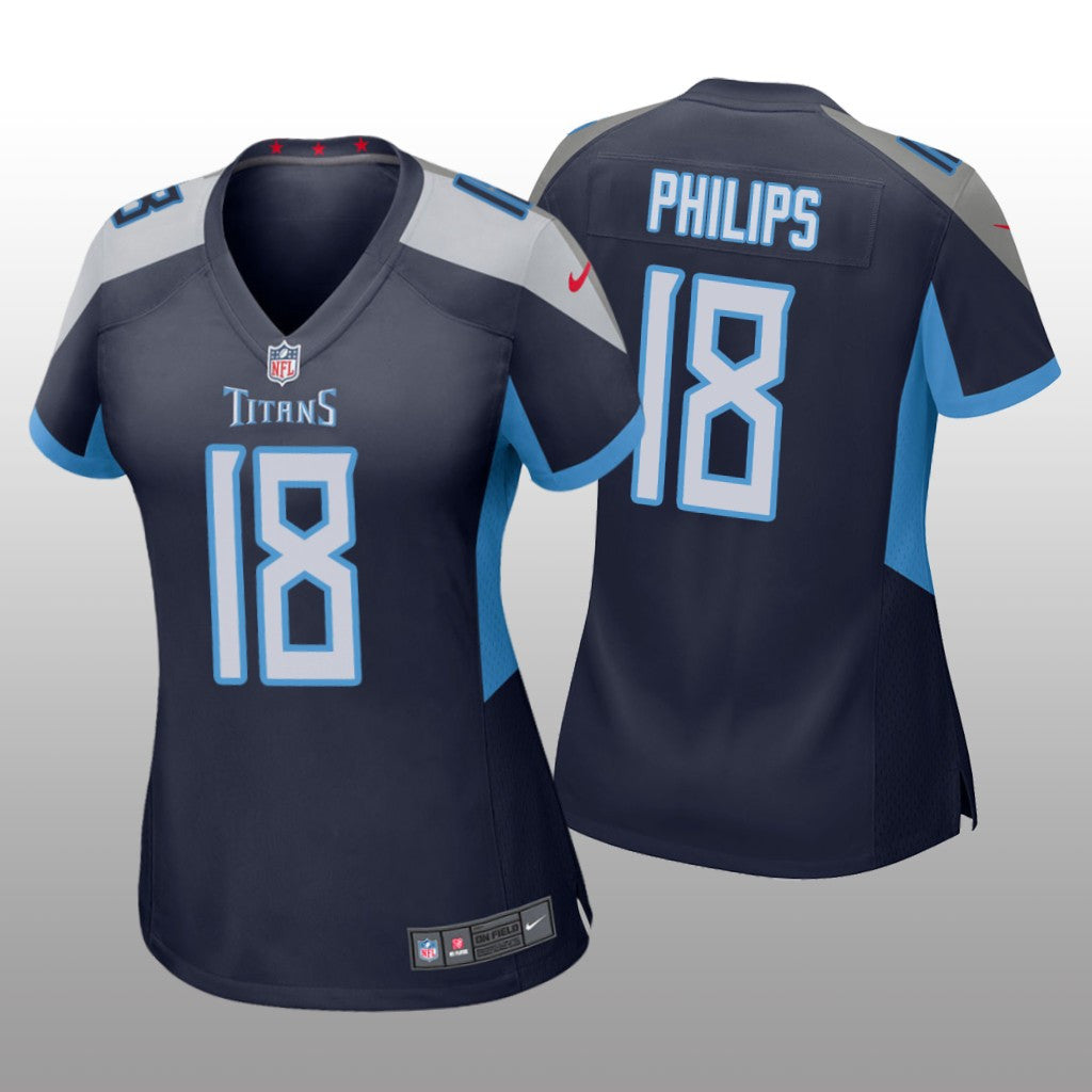 Tennessee Titans Kyle Philips Navy Jersey Game Women's