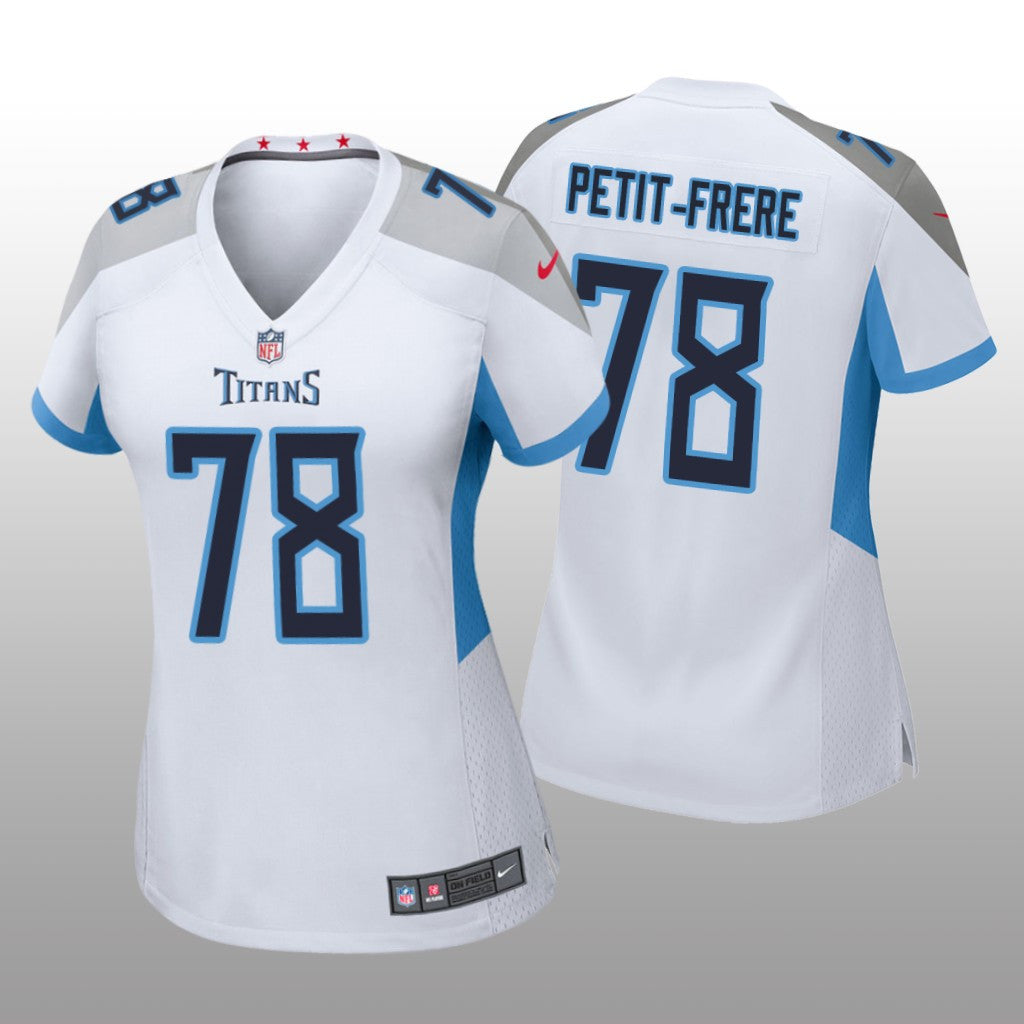 Tennessee Titans Nicholas Petit-Frere White Jersey Game Women's