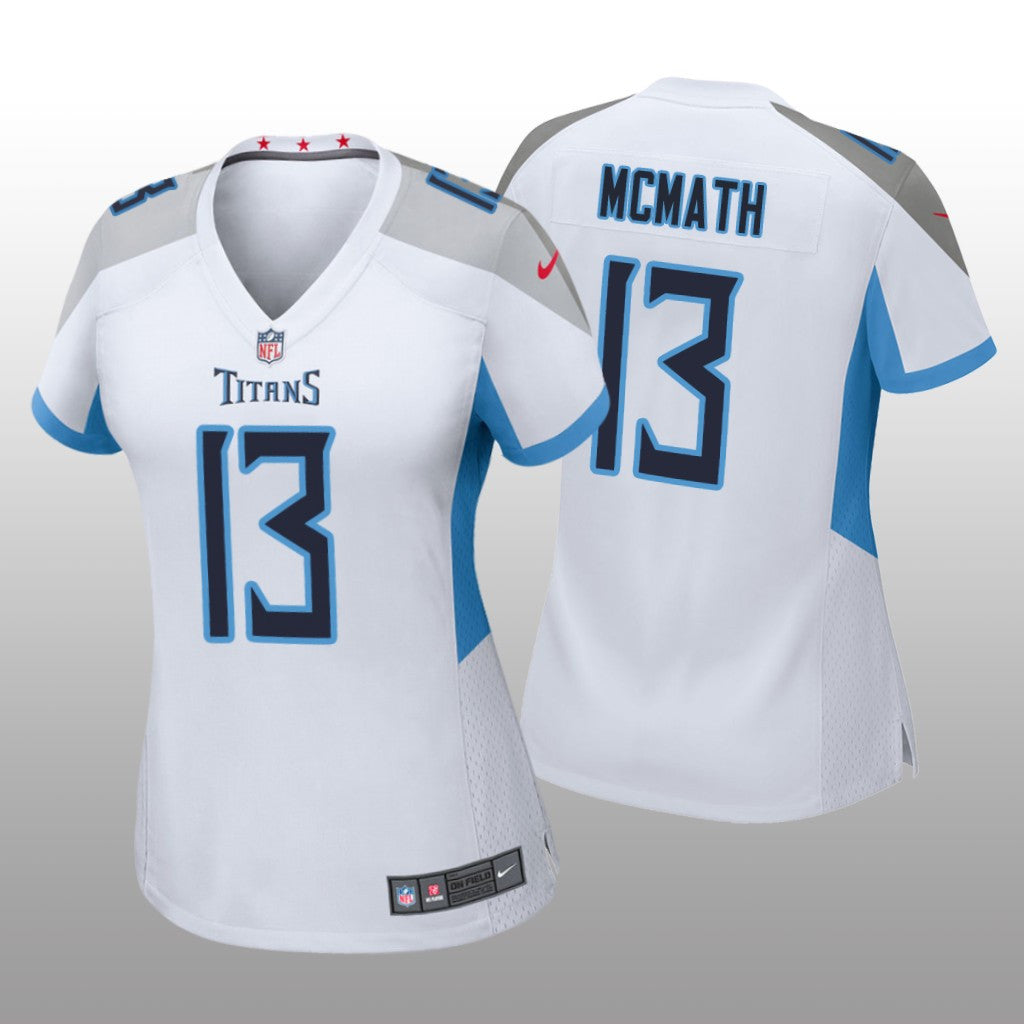 Tennessee Titans Racey McMath White Jersey Game Women's