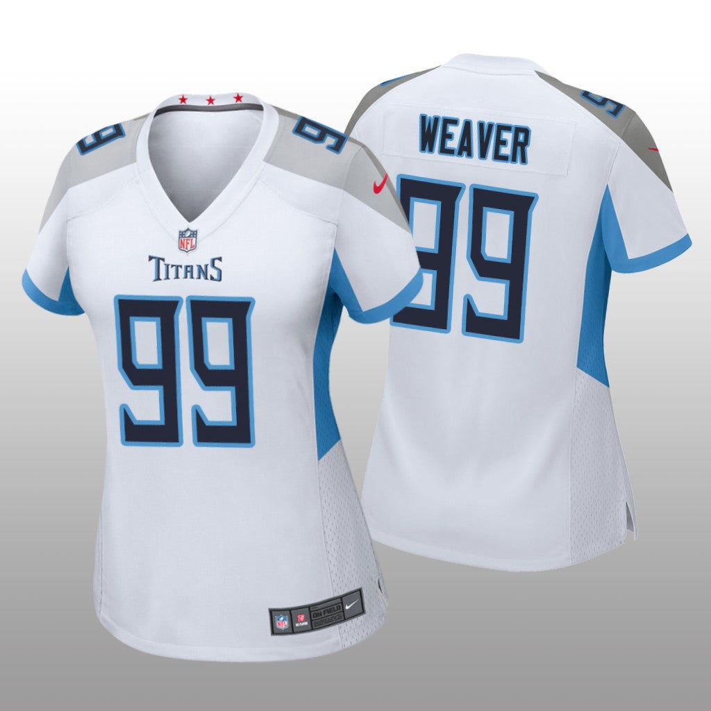 Tennessee Titans Rashad Weaver White Jersey Game Women's