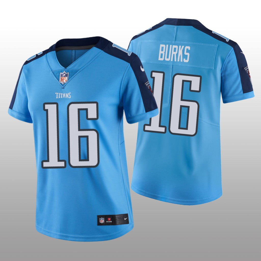 Tennessee Titans Treylon Burks Light Blue Jersey Vapor Limited Women's