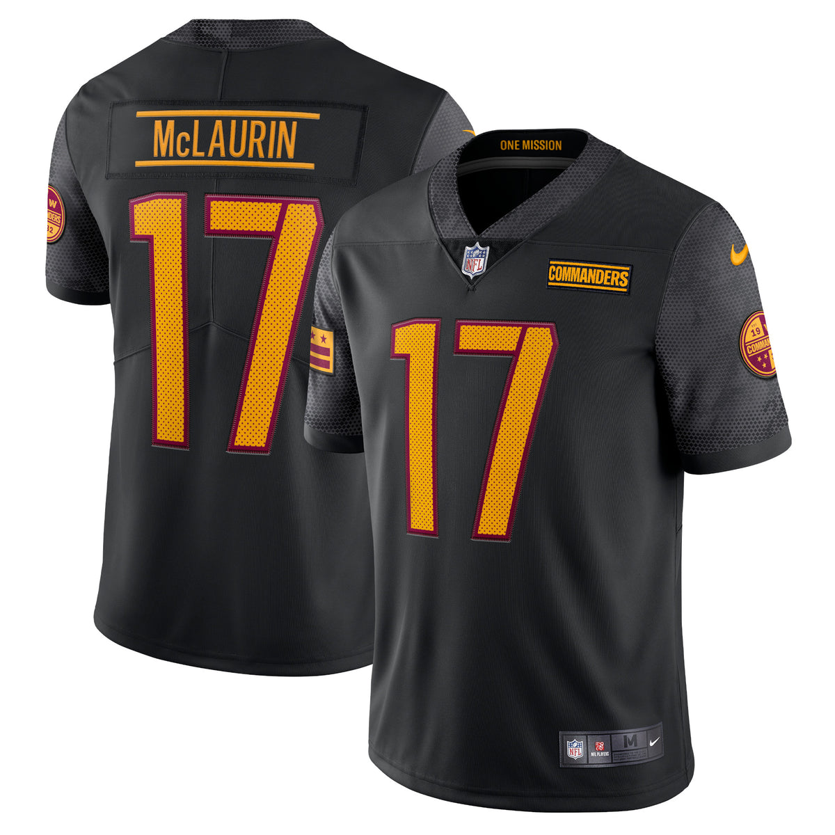 Terry McLaurin Washington Commanders Nike Alternate Vapor Limited Jersey Black