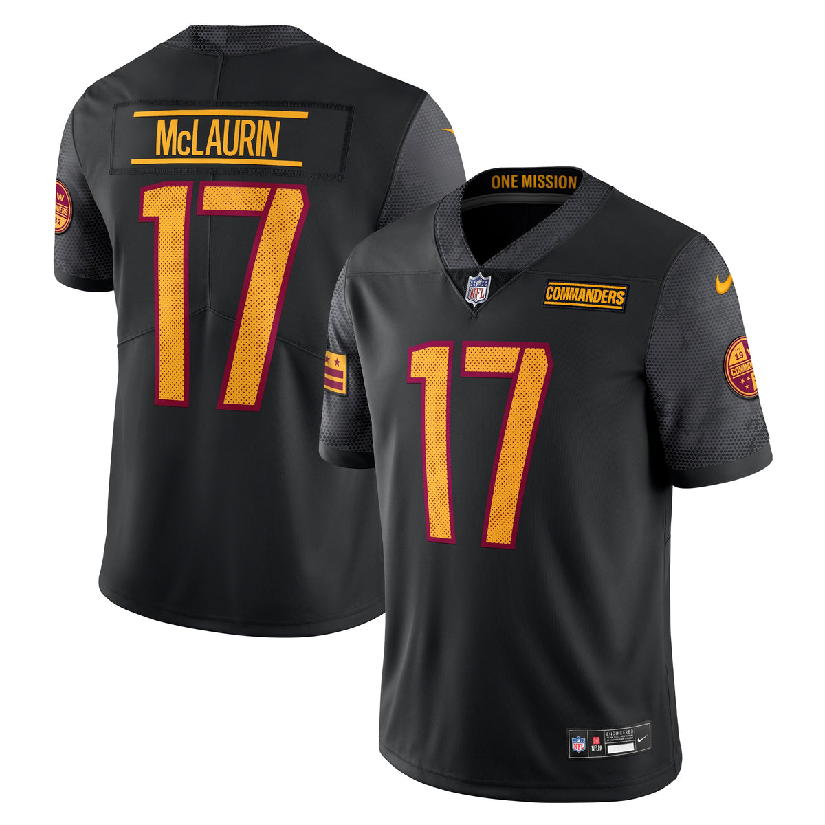 Terry McLaurin Washington Commanders Nike Alternate Vapor Untouchable Limited Jersey Black