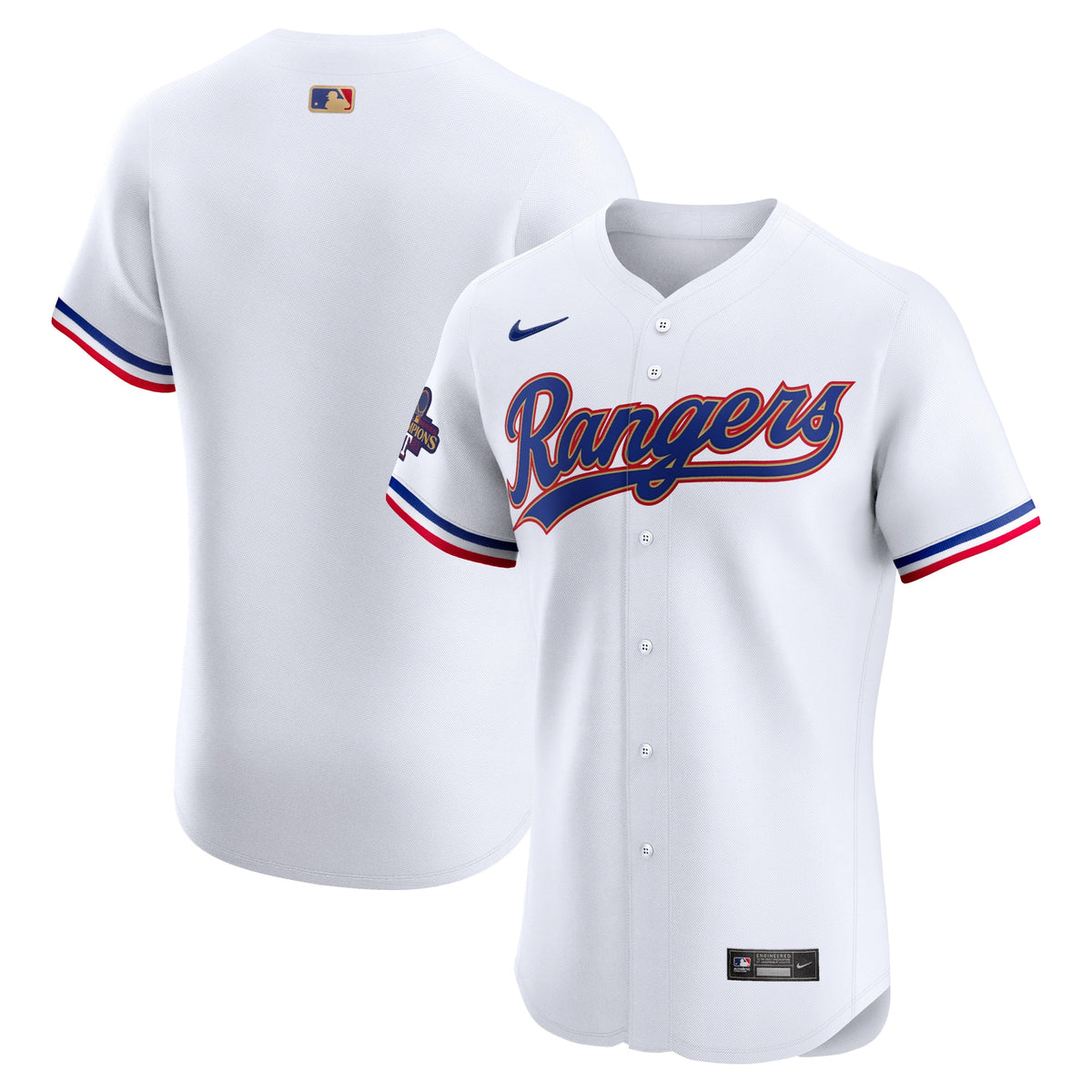 Texas Rangers Nike 2024 Gold Collection Elite Jersey White