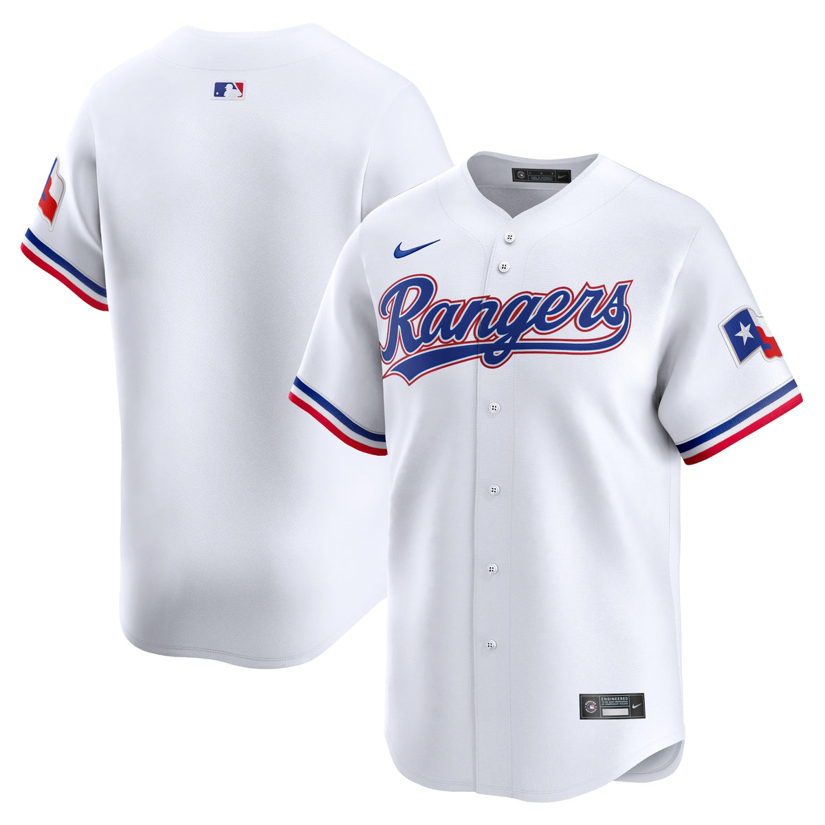 Texas Rangers Nike Youth Home Limited Jersey White
