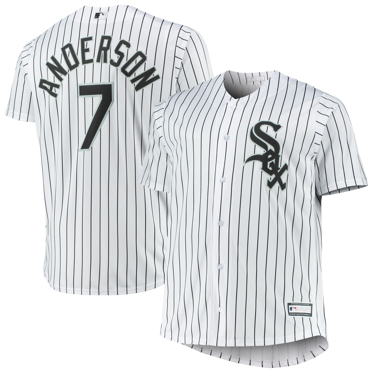 Tim Anderson Chicago White Sox Big Tall Replica Player Jersey White