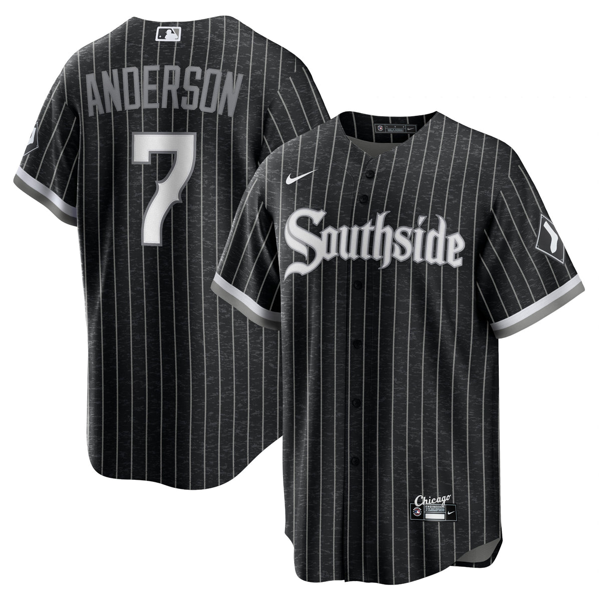 Tim Anderson Chicago White Sox Nike City Connect Replica Player Jersey Black