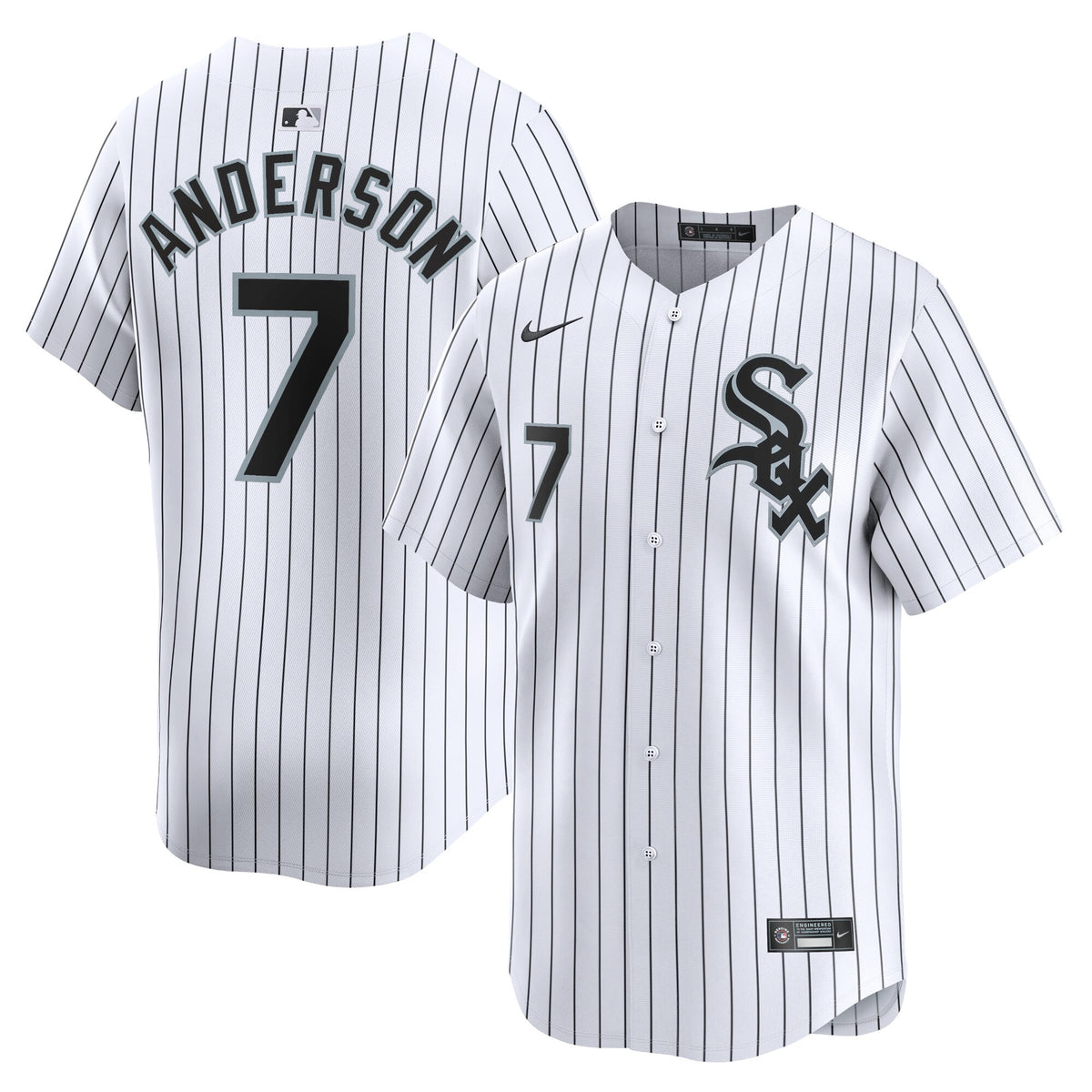 Tim Anderson Chicago White Sox Nike Home Limited Player Jersey White