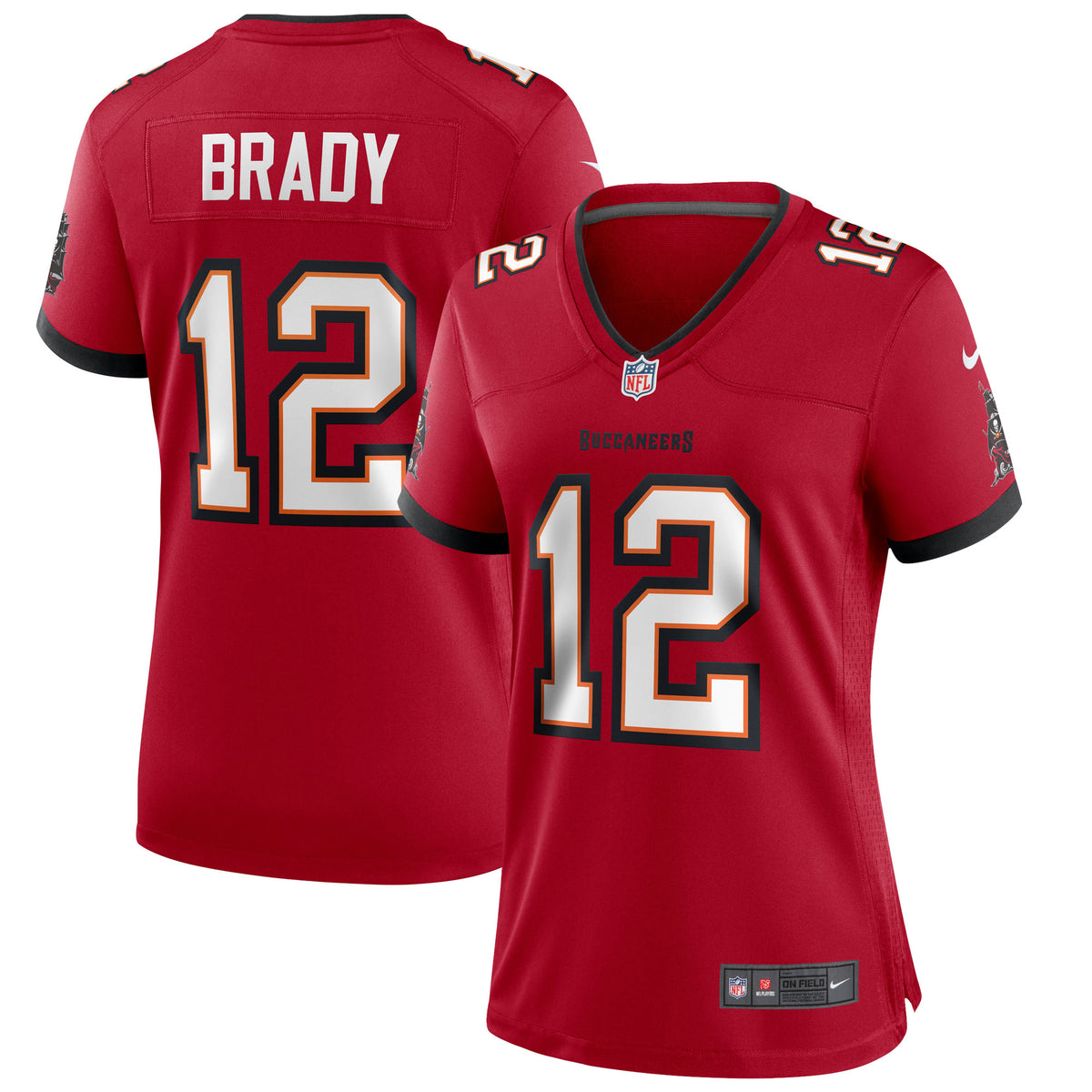Tom Brady Tampa Bay Buccaneers Nike Women's Game Jersey Red