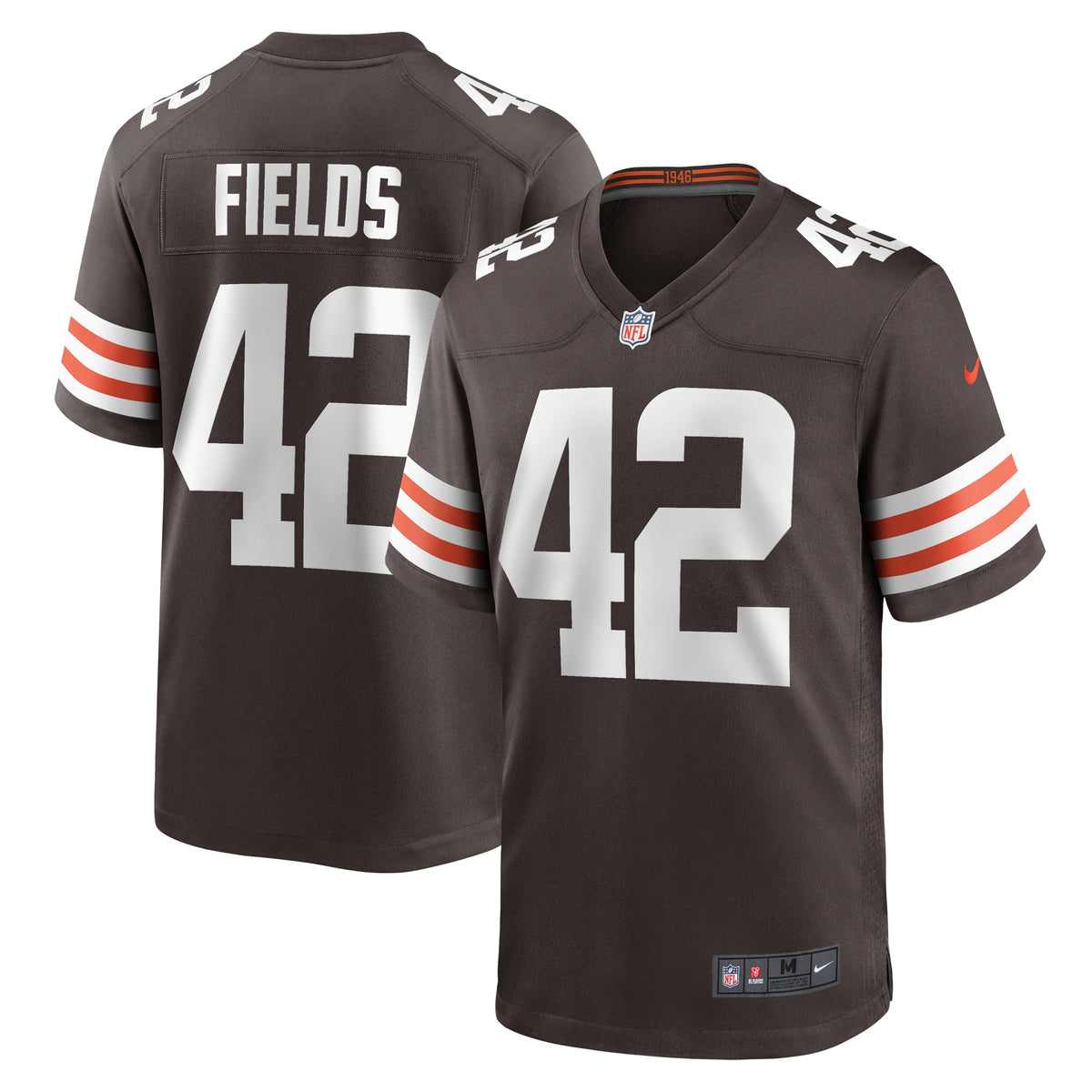 Tony Fields II Cleveland Browns Nike Team Game Jersey Brown