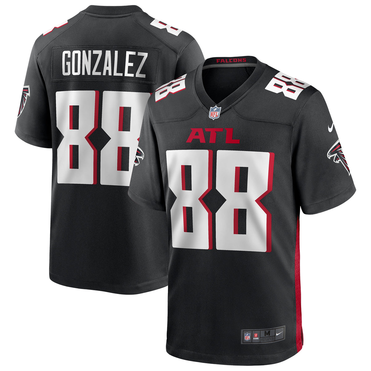 Tony Gonzalez Atlanta Falcons Nike Game Retired Player Jersey Black