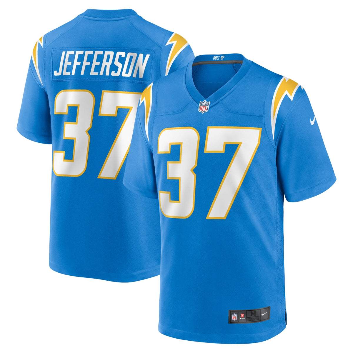 Tony Jefferson Los Angeles Chargers Nike Team Game Jersey Powder Blue