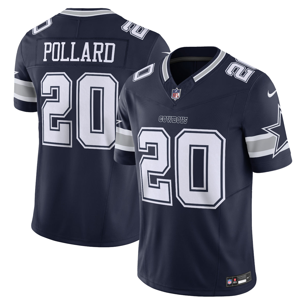 Tony Pollard Dallas Cowboys Nike Vapor F.U.S.E. Limited Jersey Navy