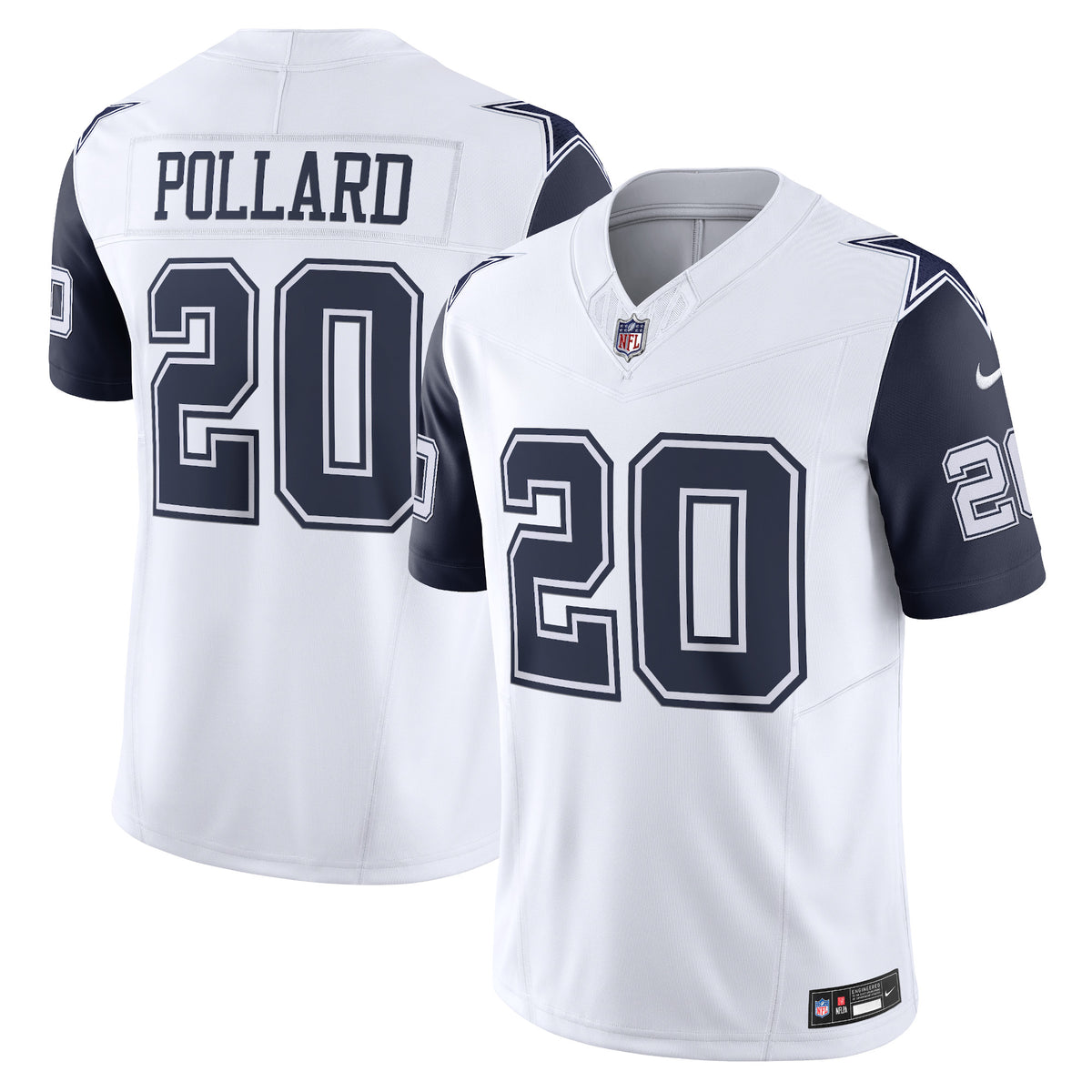 Tony Pollard Dallas Cowboys Nike Vapor F.U.S.E. Limited Jersey White