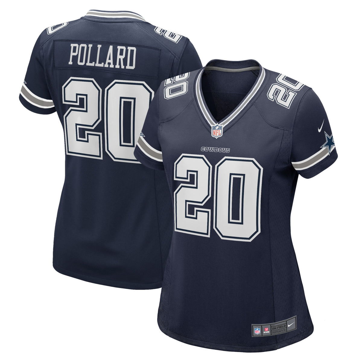 Tony Pollard Dallas Cowboys Nike Women's Game Player Jersey Navy