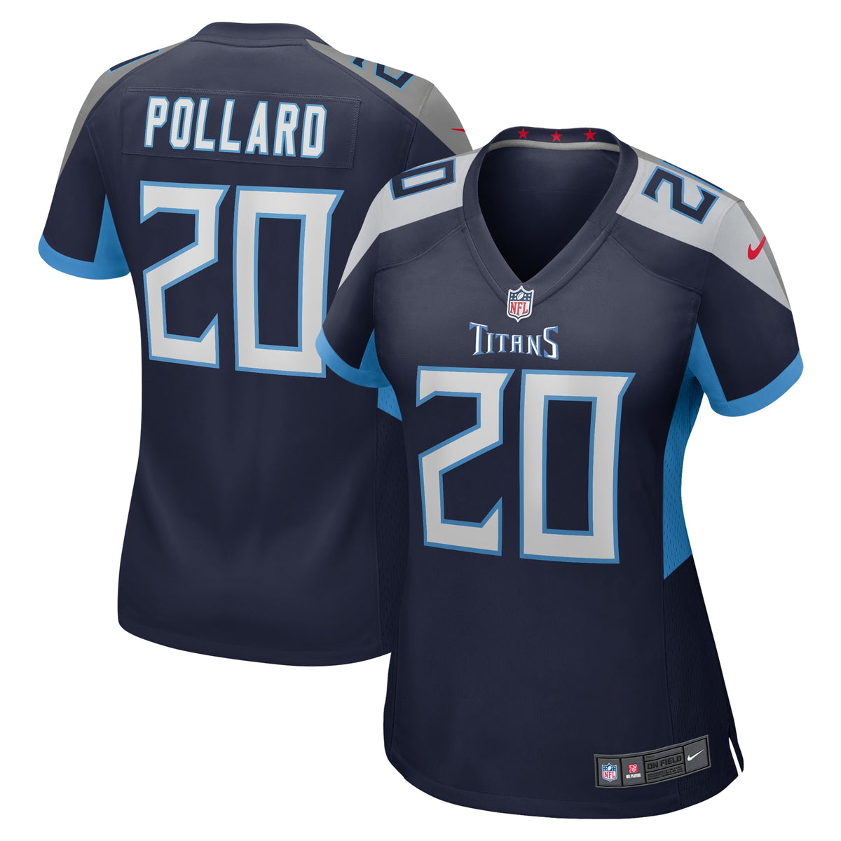 Tony Pollard Tennessee Titans Nike Women's Game Player Jersey Navy