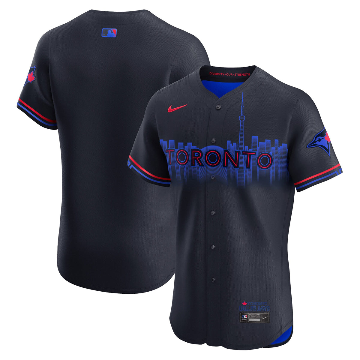 Toronto Blue Jays Nike City Connect Elite Jersey Navy