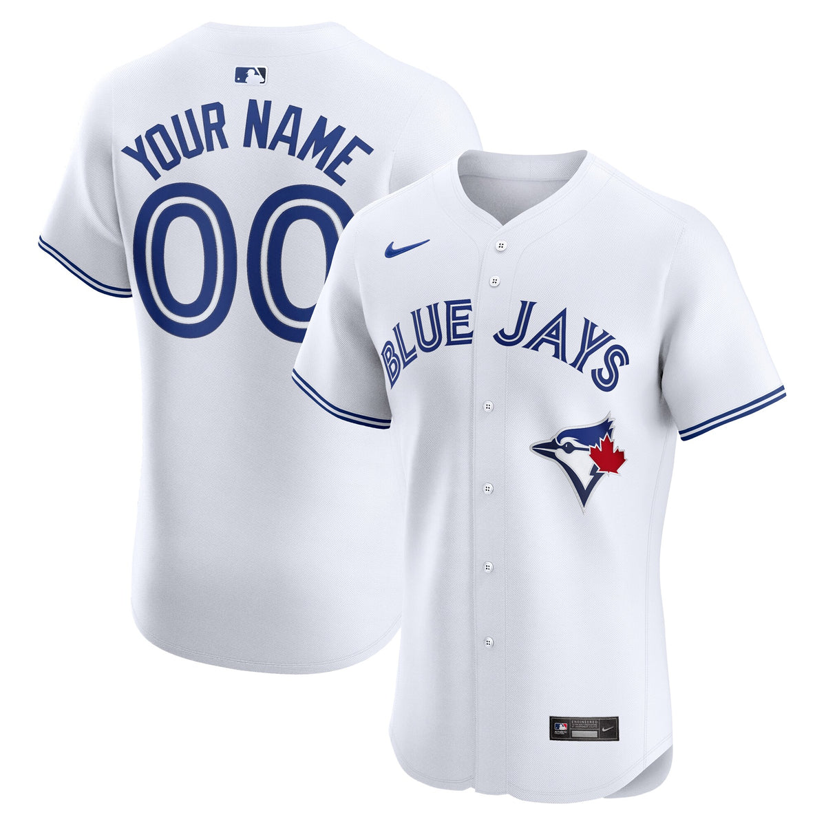 Toronto Blue Jays Nike Home Elite Custom Jersey White