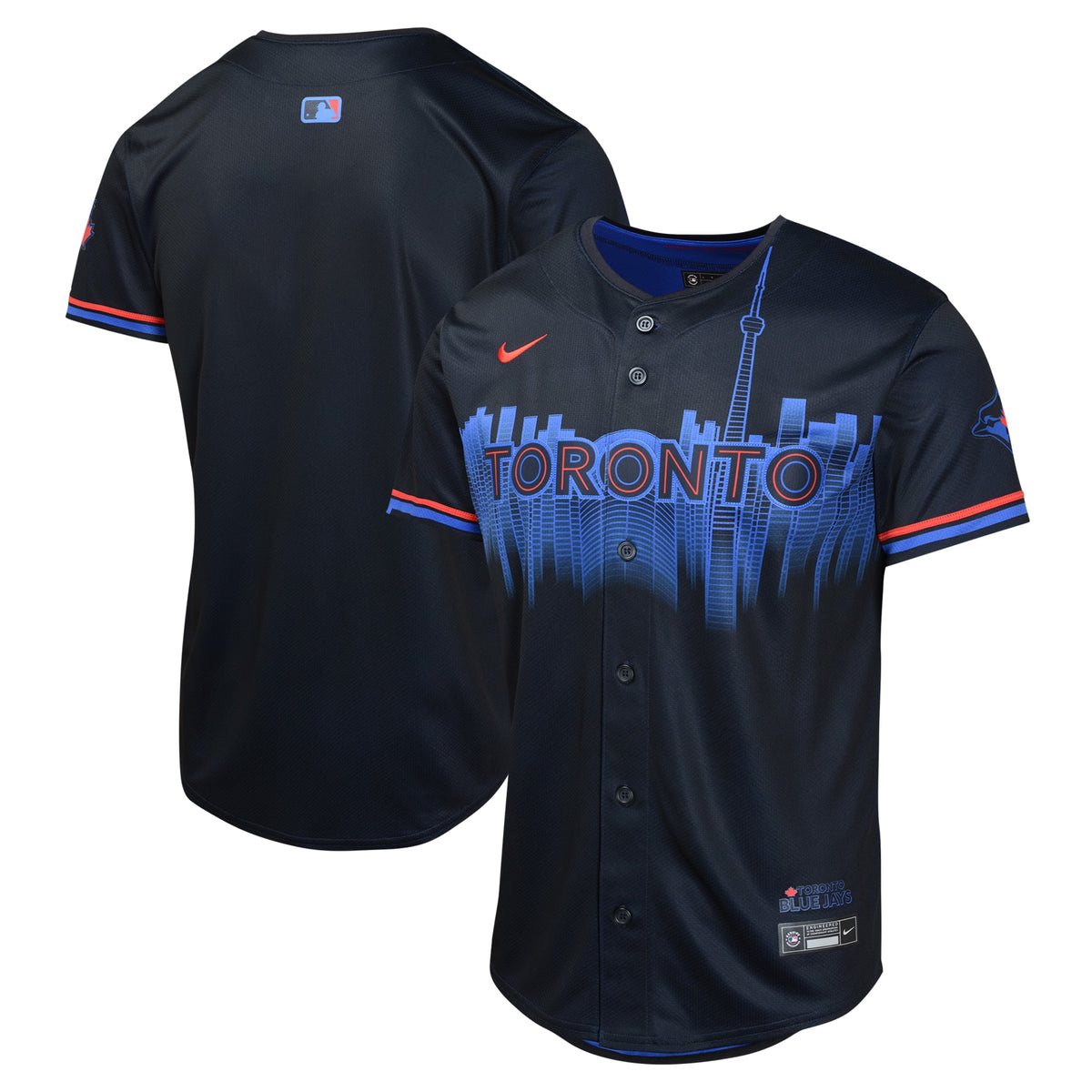 Toronto Blue Jays Nike Youth 2024 City Connect Limited Jersey Black