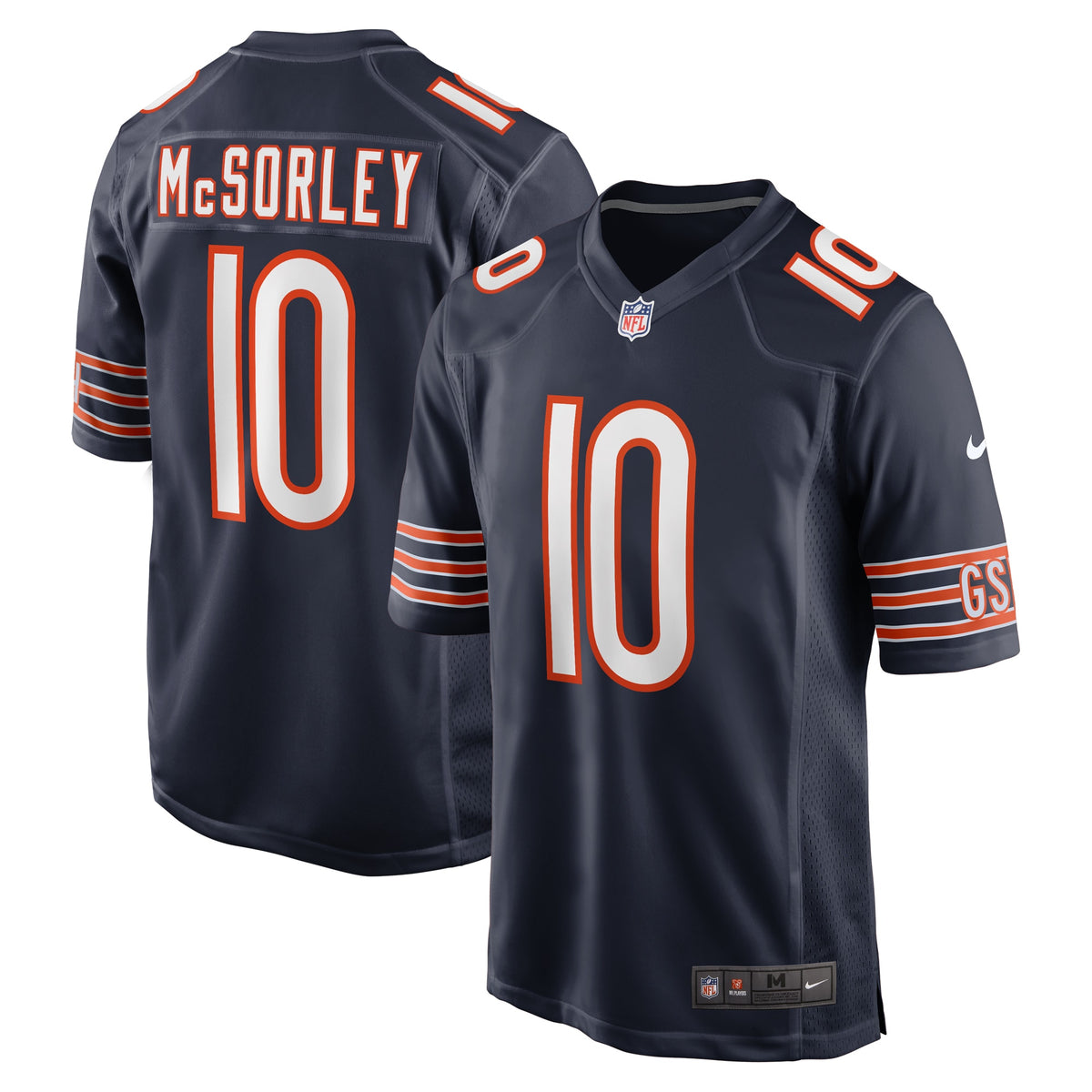 Trace McSorley Chicago Bears Nike Team Game Jersey Navy