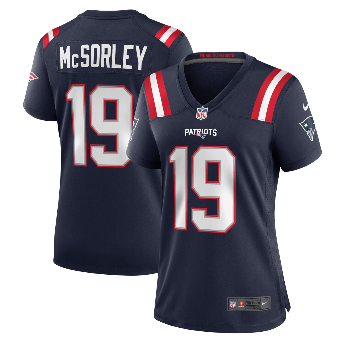 Trace McSorley New England Patriots Nike Game Player Jersey Navy