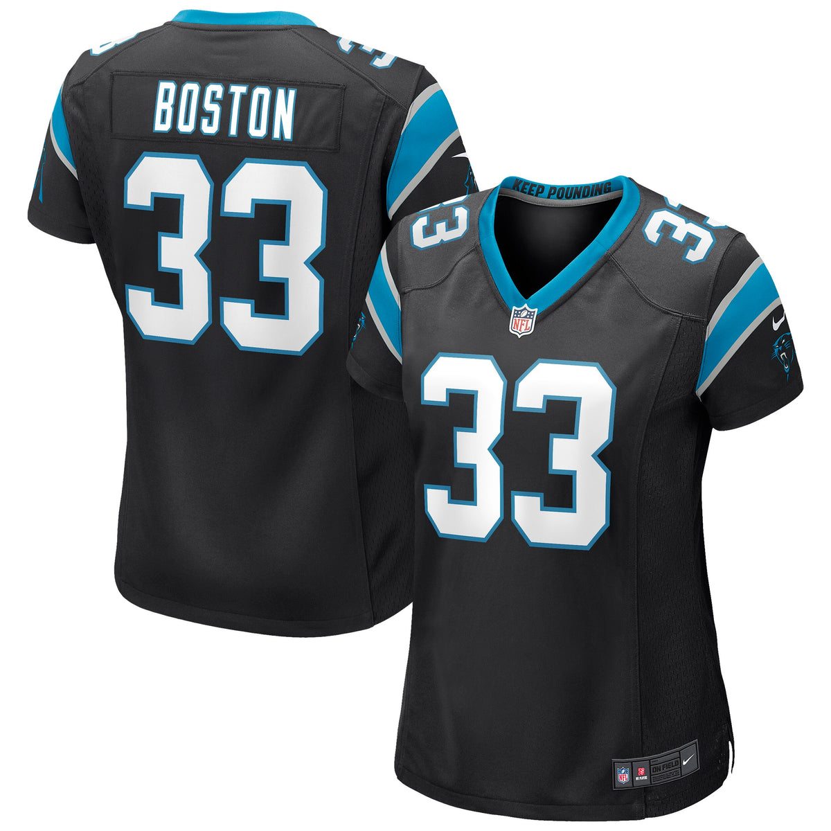 Tre Boston Carolina Panthers Nike Women's Game Jersey Black