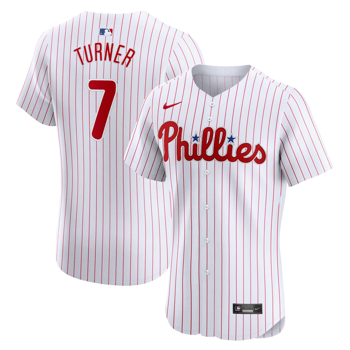 Trea Turner Philadelphia Phillies Nike Home Elite Jersey White
