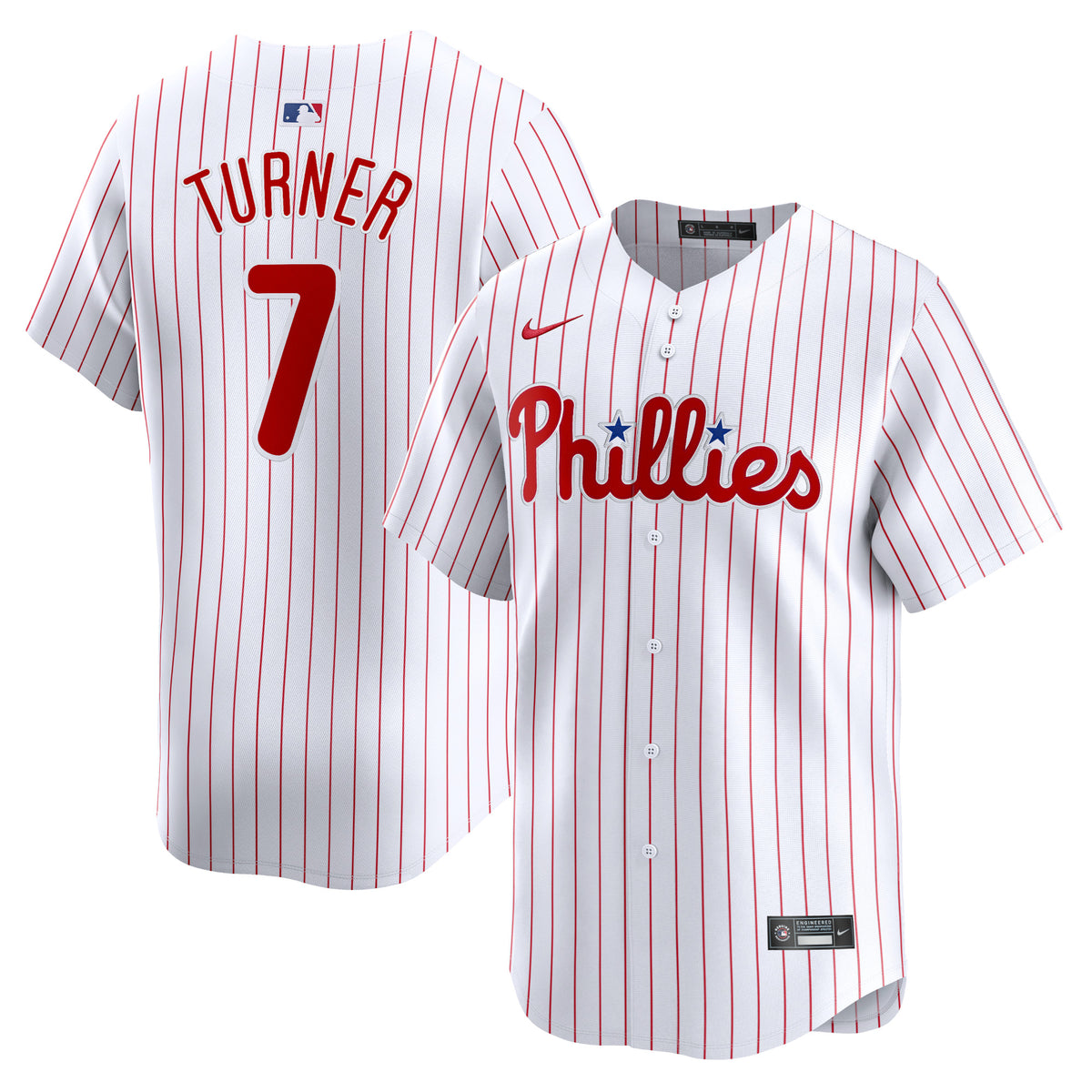 Trea Turner Philadelphia Phillies Nike Home Limited Player Jersey White