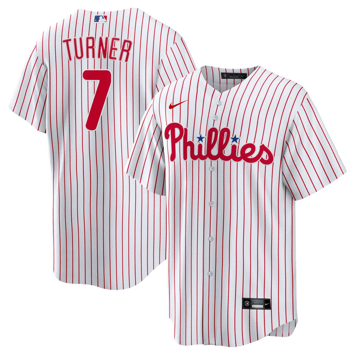 Trea Turner Philadelphia Phillies Nike Home Replica Player Jersey White