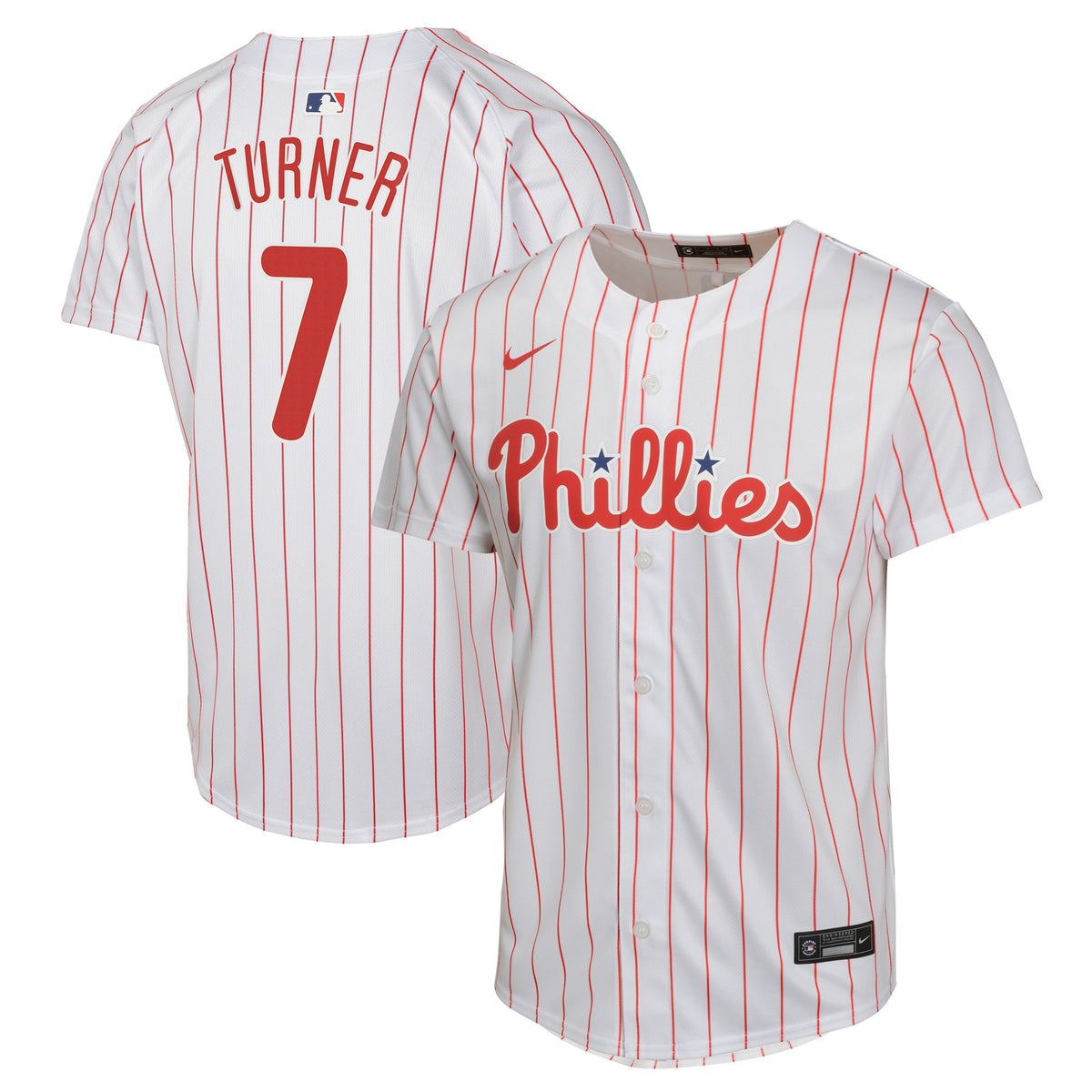Trea Turner Philadelphia Phillies Nike Youth Home Game Player Jersey White