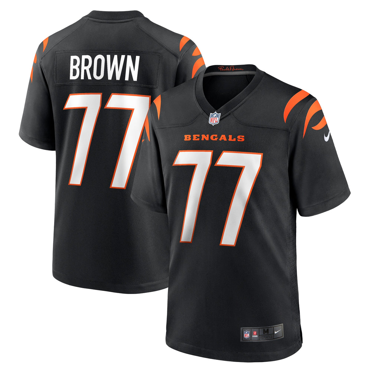 Trent Brown Cincinnati Bengals Nike Game Jersey Black
