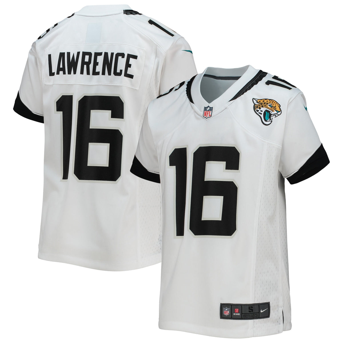 Trevor Lawrence Jacksonville Jaguars Nike Youth Game Jersey White