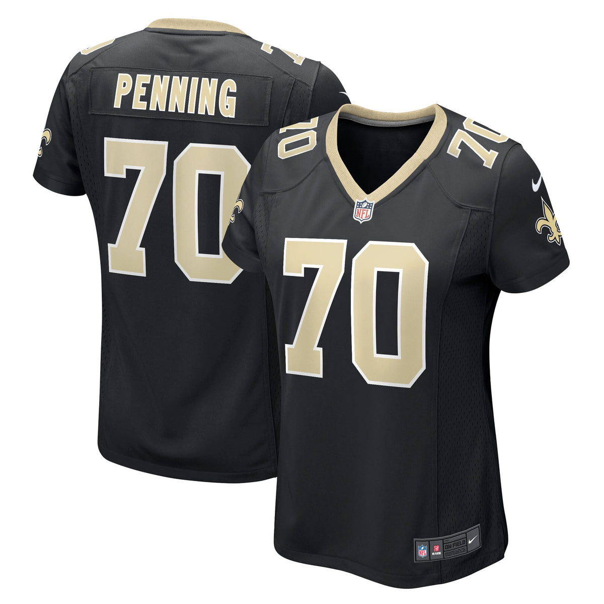 Trevor Penning New Orleans Saints Nike Women's Game Player Jersey Black