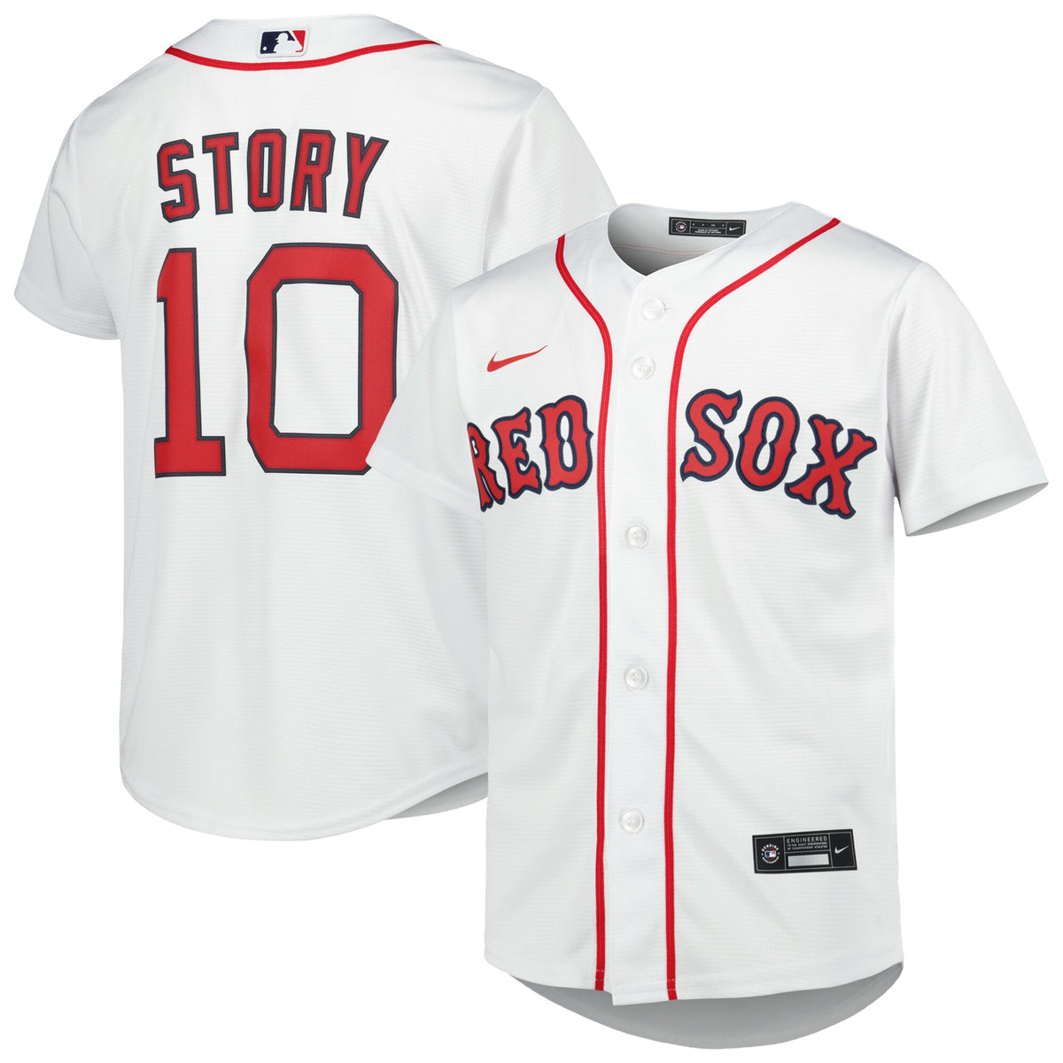 Trevor Story Boston Red Sox Nike Youth Alternate Replica Player Jersey White