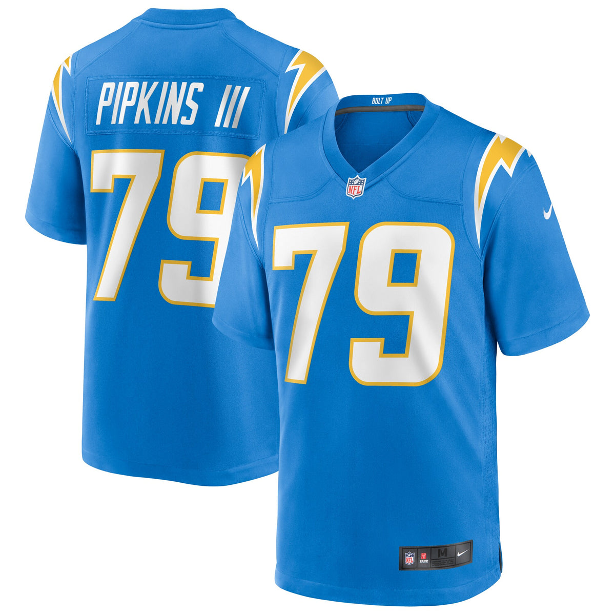Trey Pipkins III Los Angeles Chargers Nike Game Jersey Powder Blue