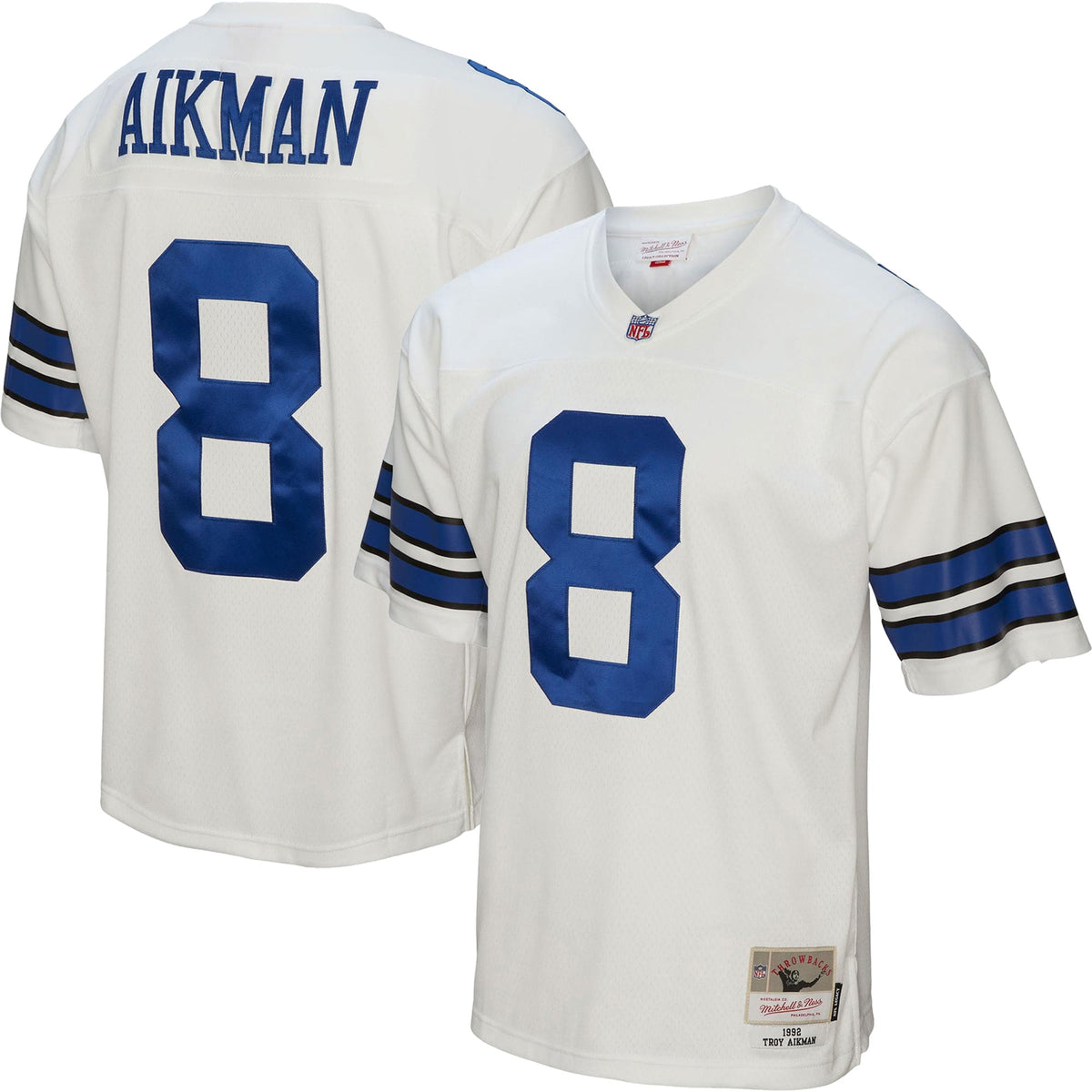 Troy Aikman Dallas Cowboys Mitchell Ness Legacy Replica Jersey White