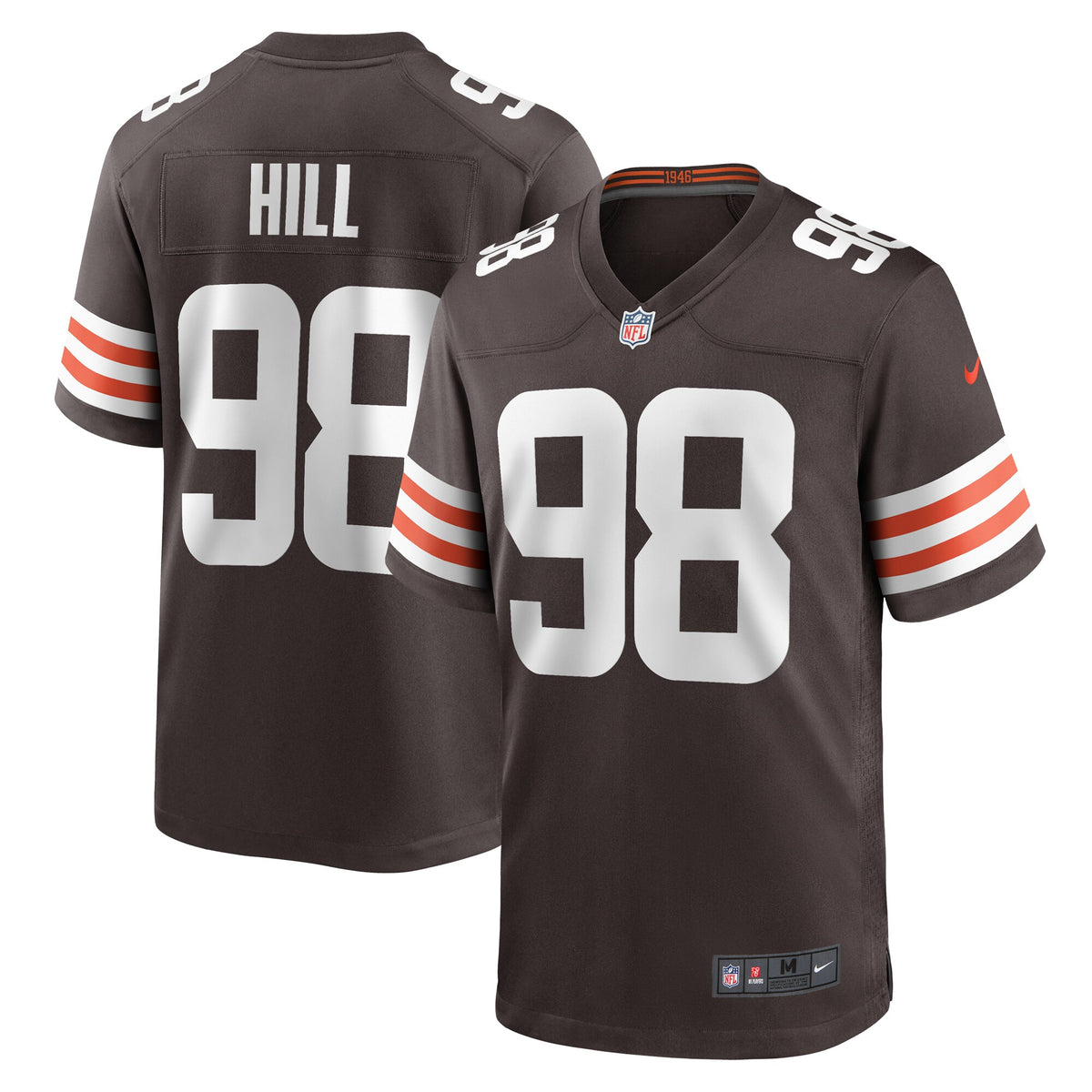 Trysten Hill Cleveland Browns Nike Game Jersey Brown