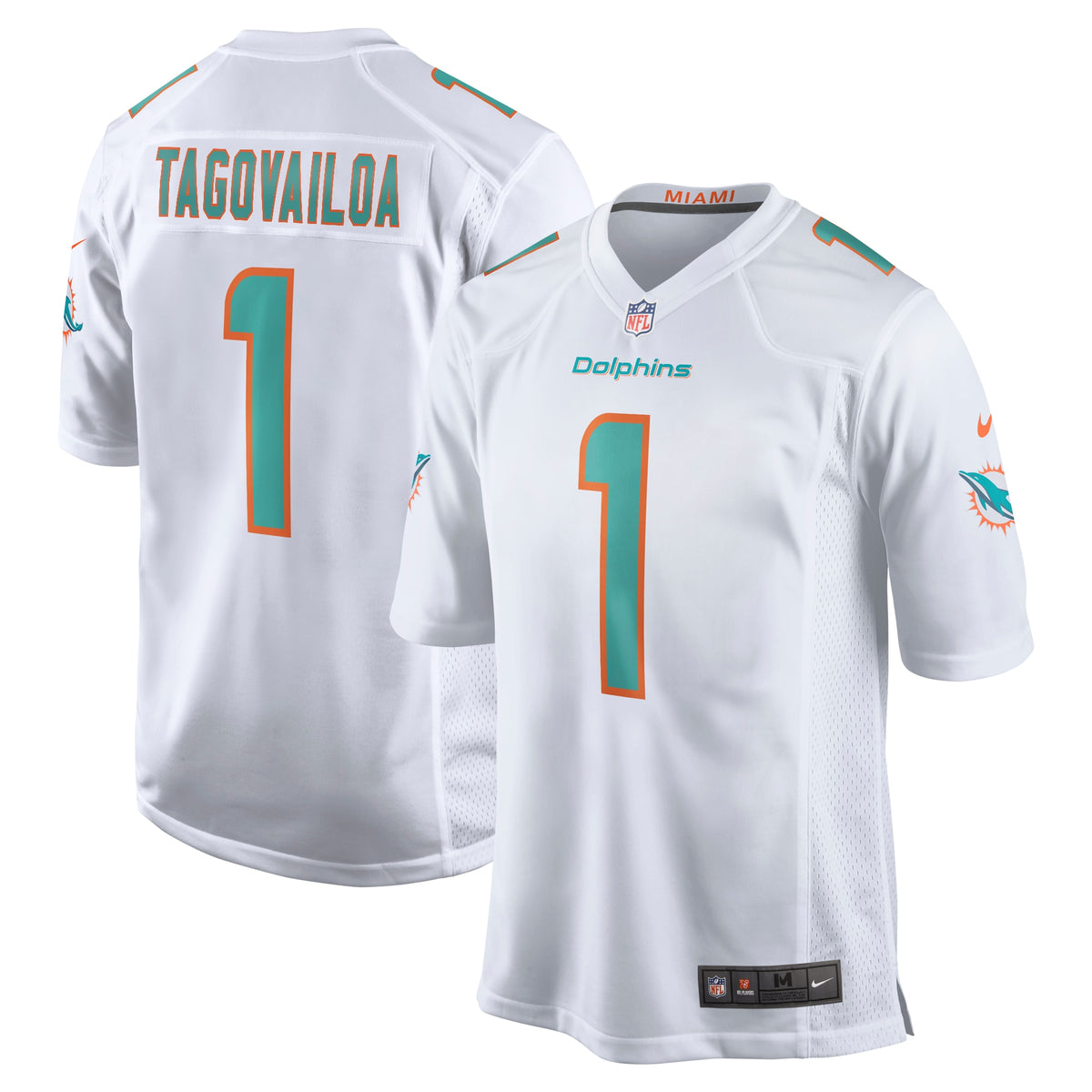 Tua Tagovailoa Miami Dolphins Nike Game Jersey White