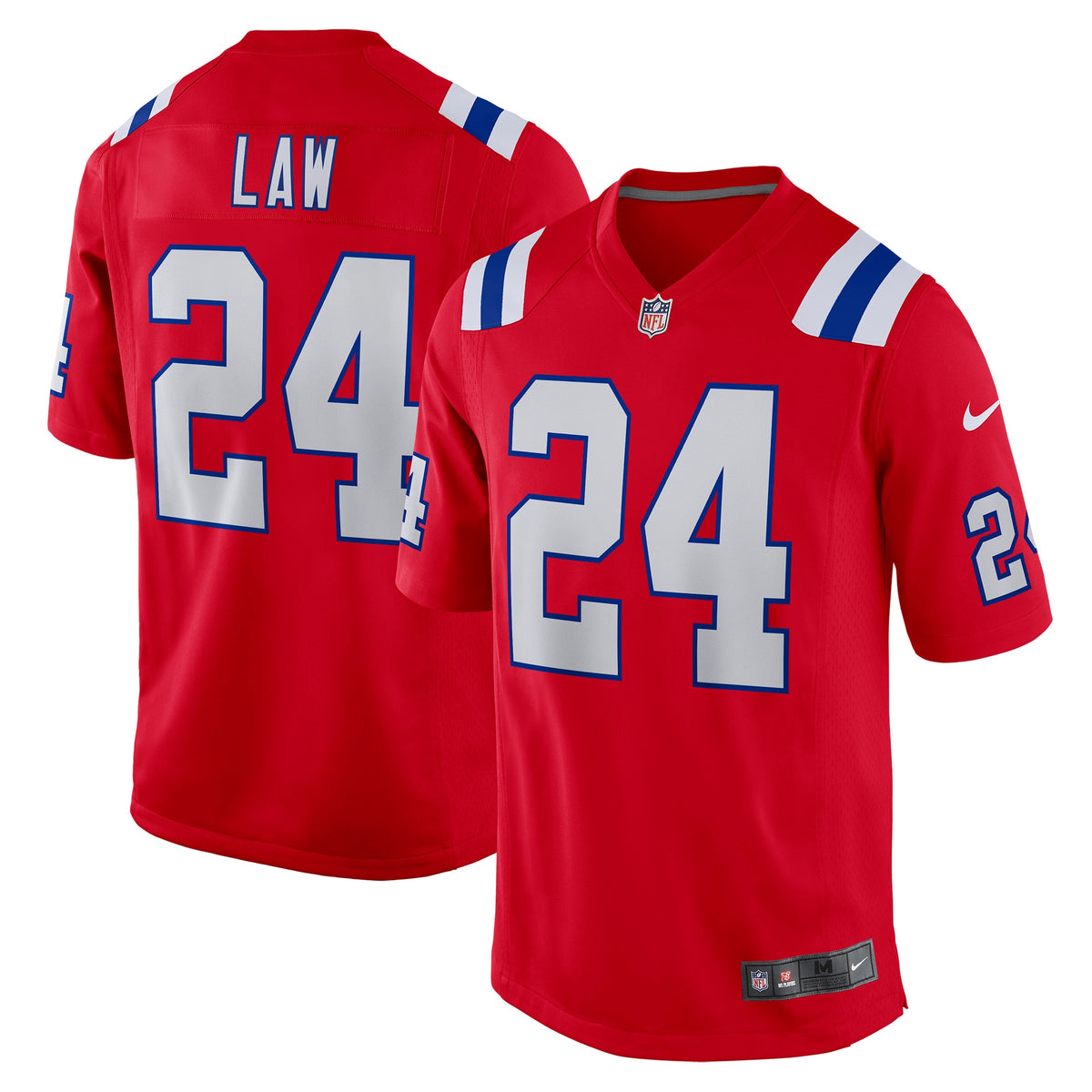 Ty Law New England Patriots Nike Retired Player Alternate Game Jersey Red