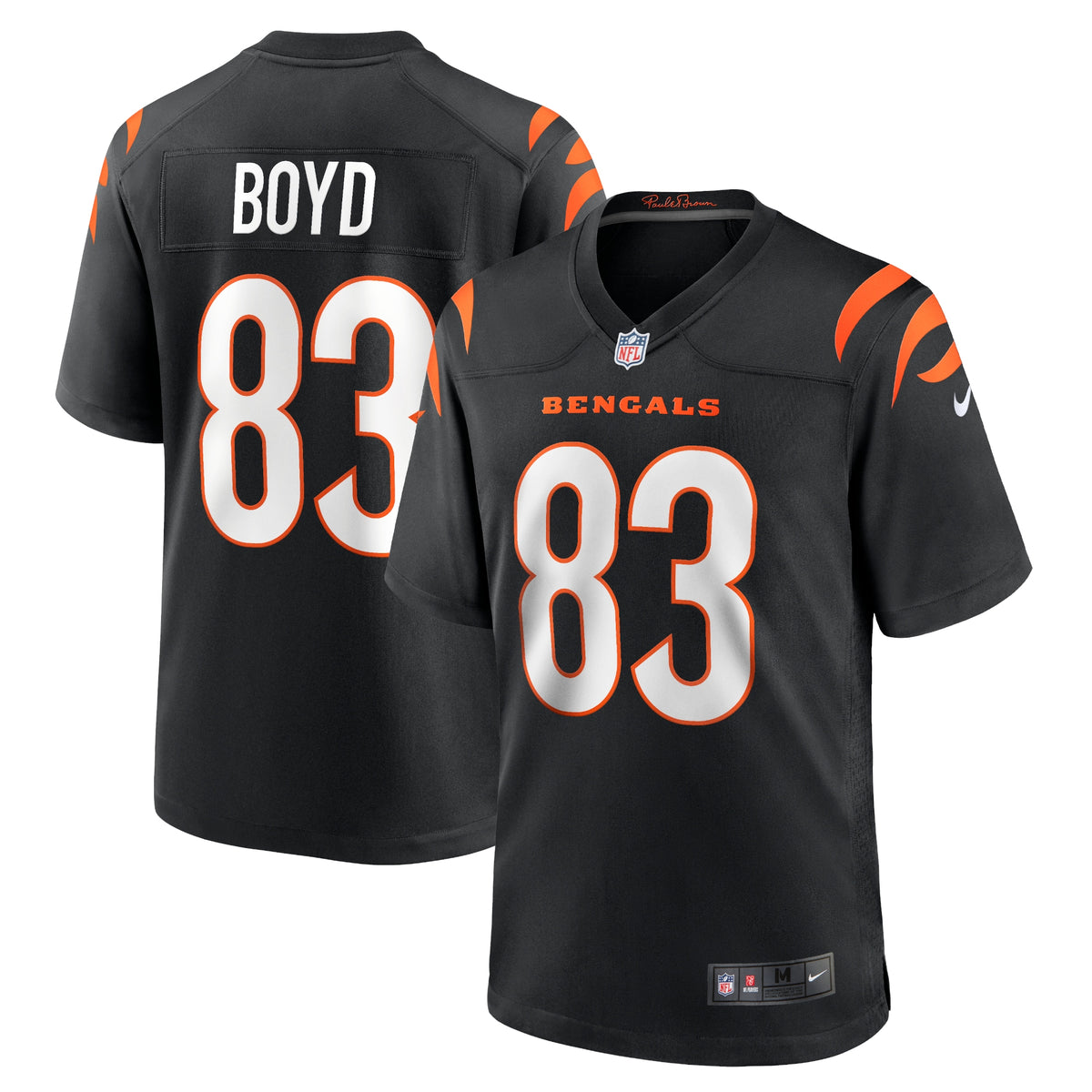 Tyler Boyd Cincinnati Bengals Nike Player Game Jersey Black