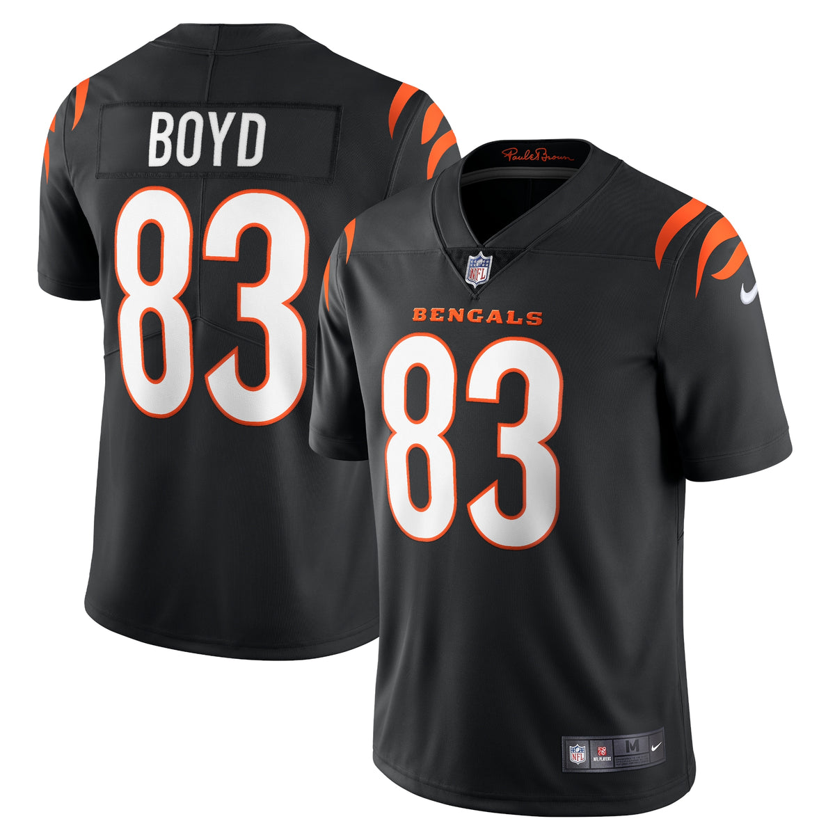 Tyler Boyd Cincinnati Bengals Nike Vapor Limited Jersey Black