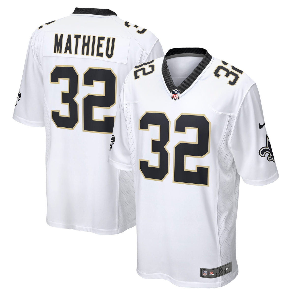 Tyrann Mathieu New Orleans Saints Nike Game Jersey White