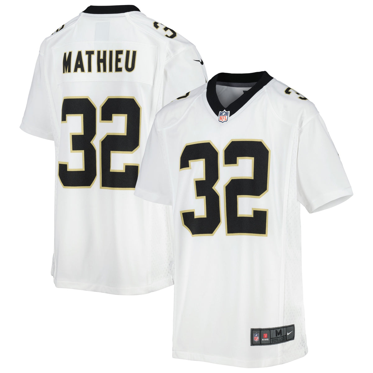 Tyrann Mathieu New Orleans Saints Nike Youth Game Jersey White