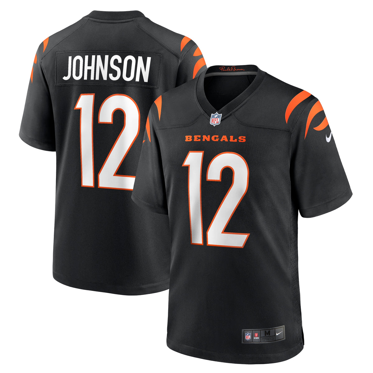 Tyron Johnson Cincinnati Bengals Nike Home Game Player Jersey Black