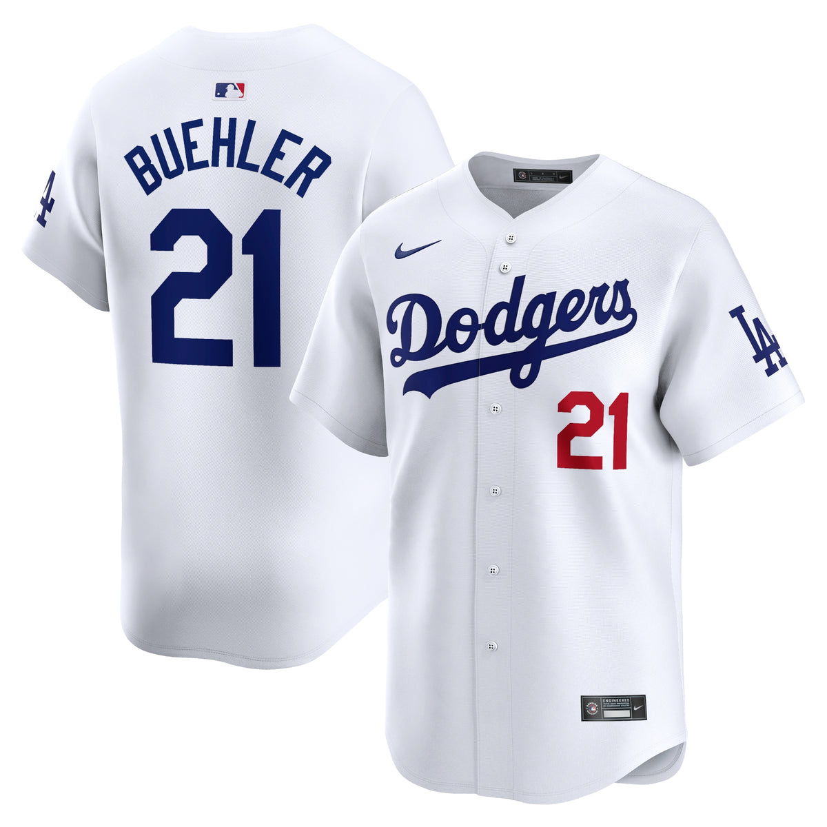 Walker Buehler Los Angeles Dodgers Nike Home Limited Player Jersey White