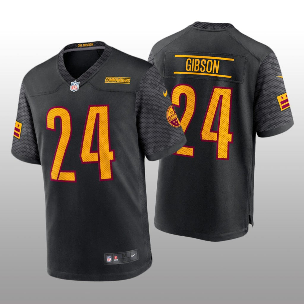 Washington Commanders Antonio Gibson Black Jersey Alternate Game Youth