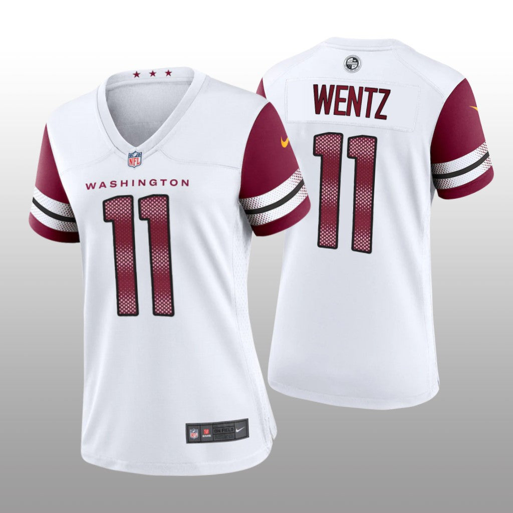 Washington Commanders Carson Wentz White Jersey Game Women's