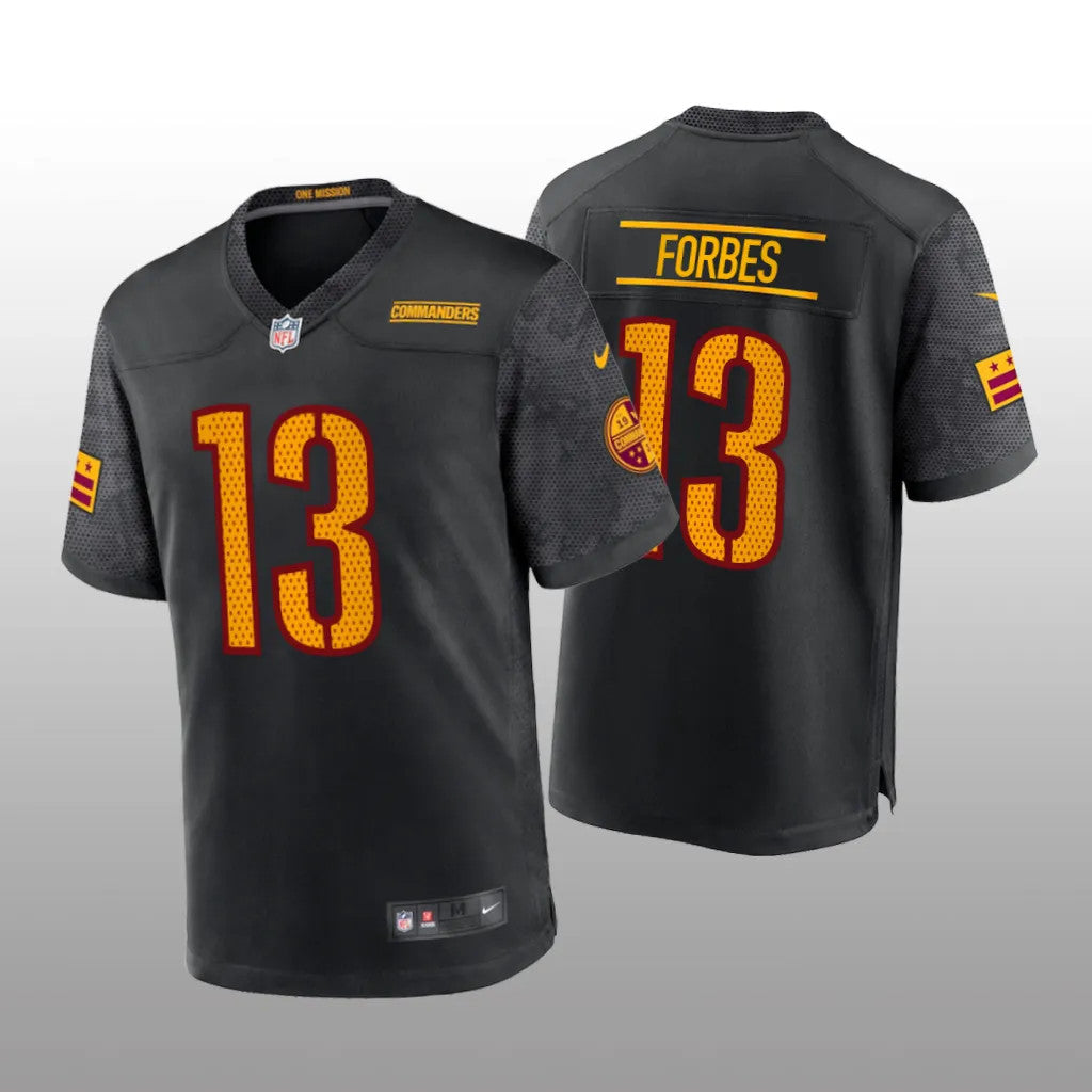 Washington Commanders Emmanuel Forbes Black Jersey Alternate Game Youth