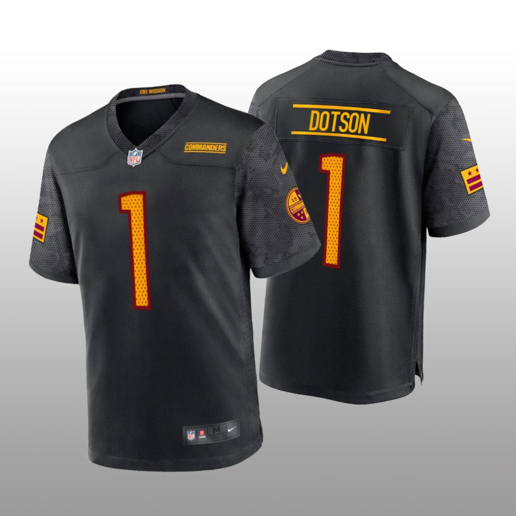 Washington Commanders Jahan Dotson Black Jersey Alternate Game Youth
